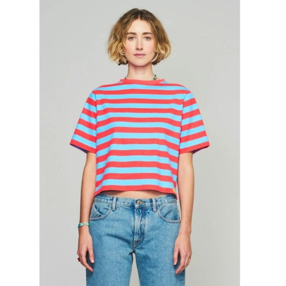 MOLYAN BILLIE STRIPED TEE PRE -LOVED SIZE LADIES SMALL